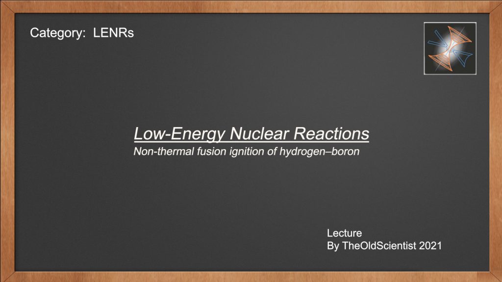 Low-Energy Nuclear Reactions - TheOldScientist